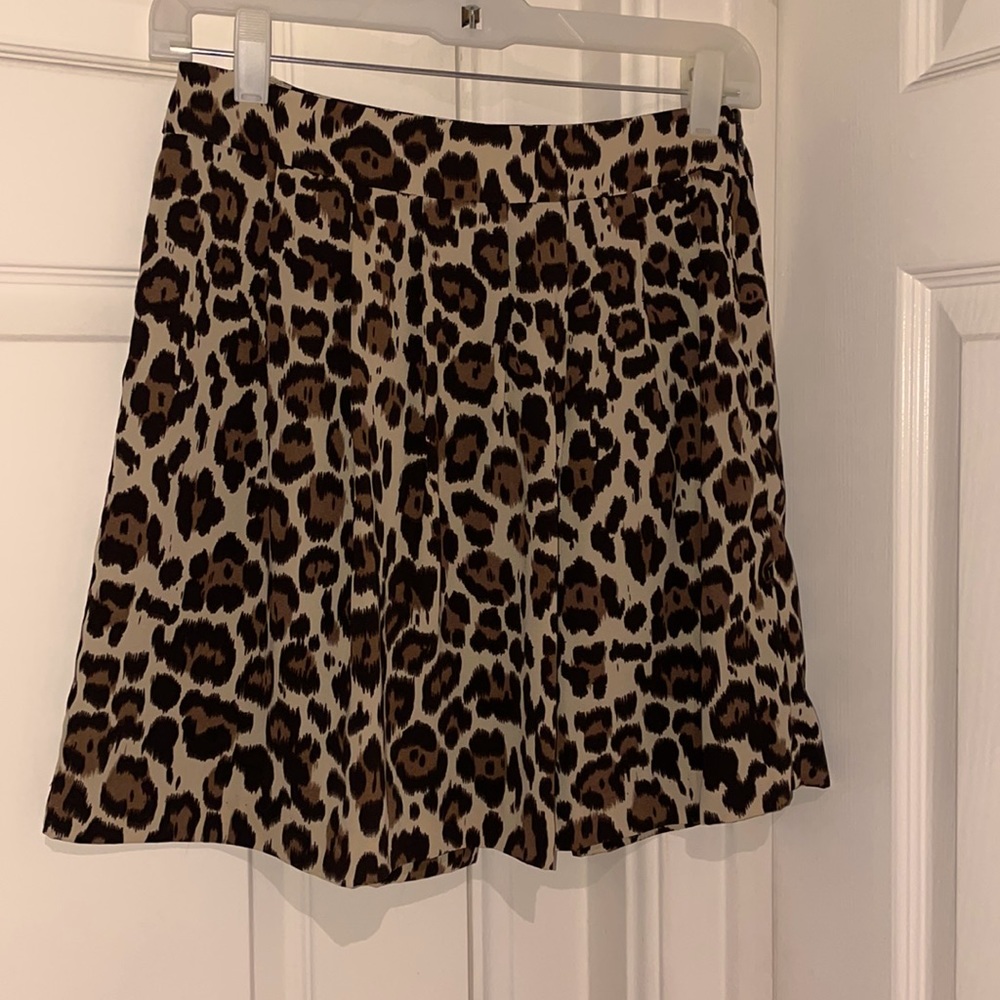 Leopard skirt